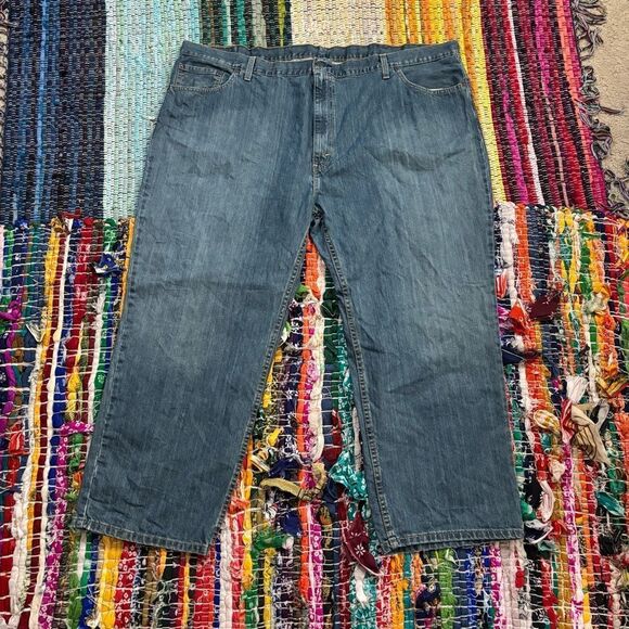 Levi's Blue Relaxed Fit Jeans men’s 52x29 denim 559 straight - Picture 7 of 7